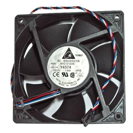 Delta Delta 23-1238-08 Dell Y4574 120 x 120 x 38 mm. Ball Bearing Cooling Fan 23-1238-08